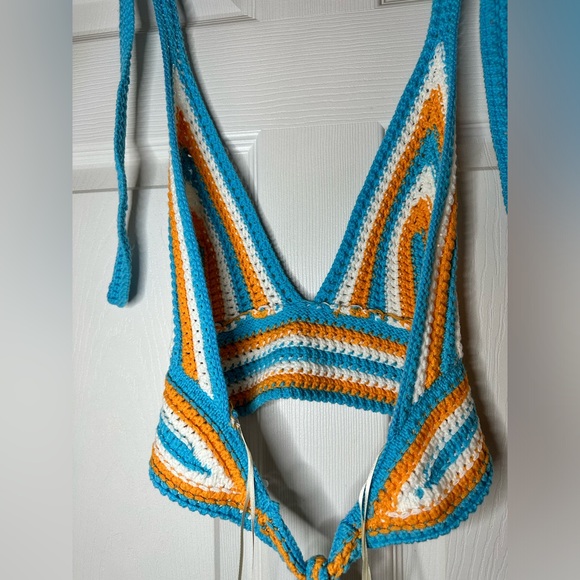 Knitted Beach Tank 🦋🧡 - Picture 4 of 7
